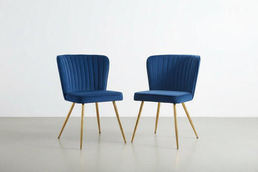 Cedar Velvet Dining Chairs – Set of 2 - Luminex FurnitureChairsCAN204