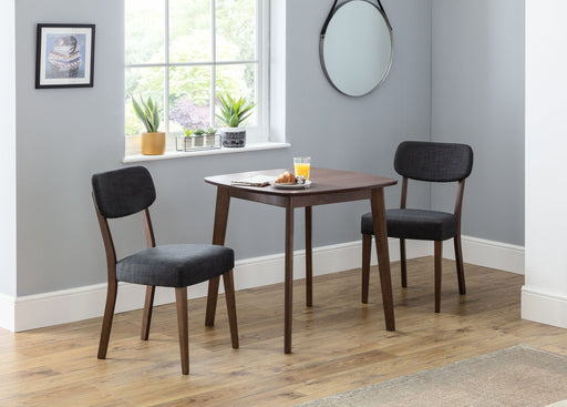 Celeste Grey Linen Dining Chairs – Set of 2 - Luminex FurnitureChairsFAR003