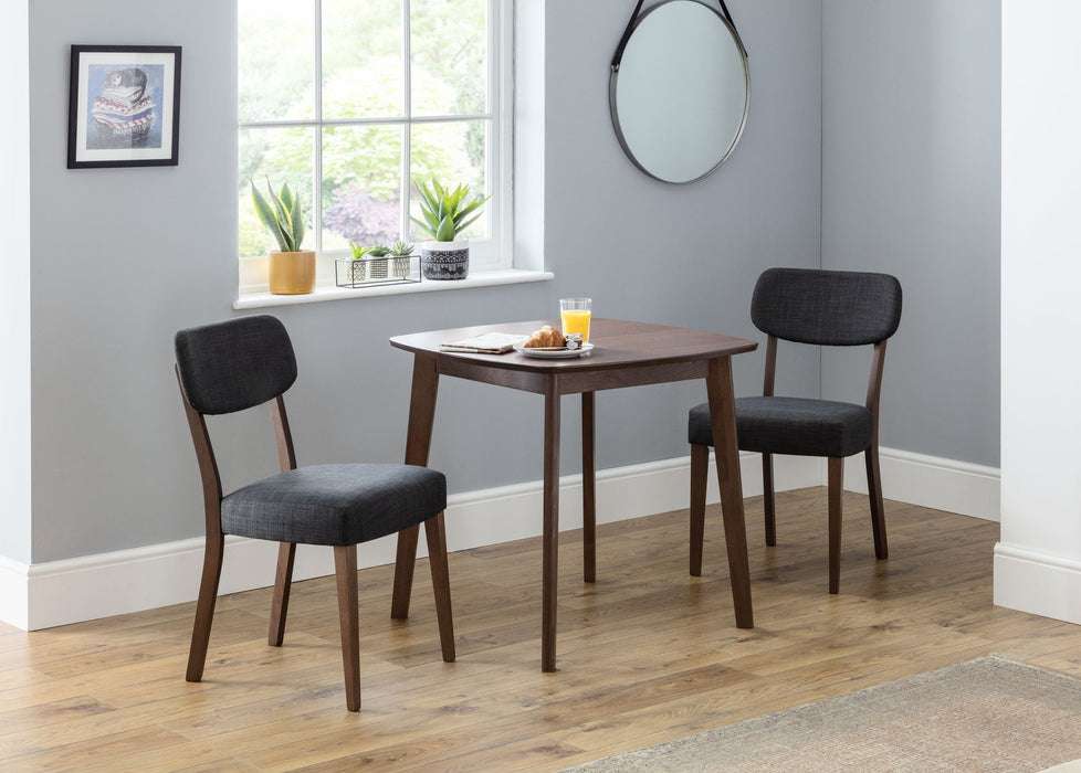 Celeste Grey Linen Dining Chairs – Set of 2 - Luminex FurnitureChairsFAR003