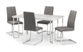 Celina Marble & Chrome Dining Table - Luminex FurnitureDining TablePOS001