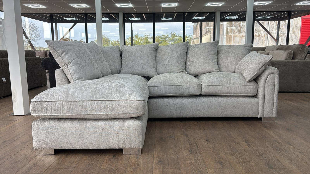 Chantilly Silver Left Hand Corner Sofa – Modern 4 Seater Comfort - Luminex FurnitureSofaschiswick_sofa_silver_left_hand