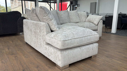 Chantilly Silver Left Hand Corner Sofa – Modern 4 Seater Comfort - Luminex FurnitureSofaschiswick_sofa_silver_left_hand