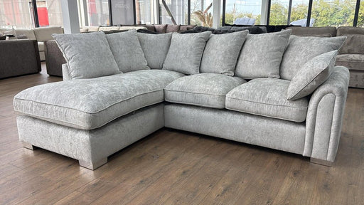 Chantilly Silver Left Hand Corner Sofa – Modern 4 Seater Comfort - Luminex FurnitureSofaschiswick_sofa_silver_left_hand
