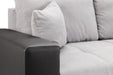 Charleston Black & Grey Left Hand Corner Sofa Bed – Stylish 4 Seater - Luminex FurnitureSofascimiano_black_grey_left_hand