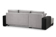 Charleston Black & Grey Left Hand Corner Sofa Bed – Stylish 4 Seater - Luminex FurnitureSofascimiano_black_grey_left_hand