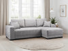 Charleston Grey Right Hand Corner Sofa Bed – Stylish 4 Seater - Luminex FurnitureSofascimiano_sofabed_grey_right_hand_facing_corner