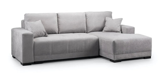 Charleston Grey Right Hand Corner Sofa Bed – Stylish 4 Seater - Luminex FurnitureSofascimiano_sofabed_grey_right_hand_facing_corner