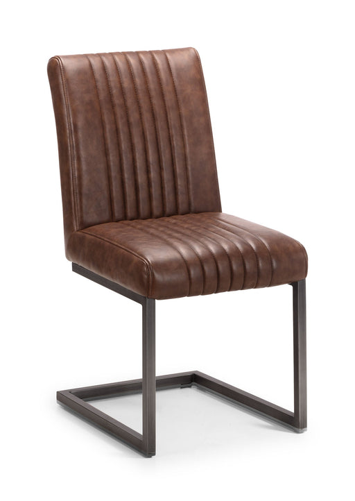 Charlotte Charcoal Grey Suede Dining Chairs – Set of 2 - Luminex FurnitureChairsBRO014