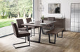 Charlotte Dining Table - Dark Oak - Luminex FurnitureDining TableBRO021