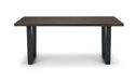 Charlotte Dining Table - Dark Oak - Luminex FurnitureDining TableBRO021