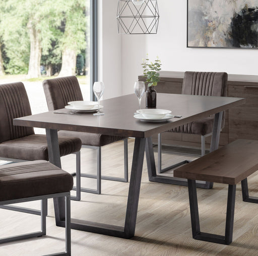 Charlotte Dining Table - Dark Oak - Luminex FurnitureDining TableBRO021