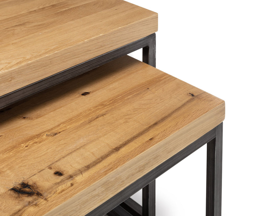 Charlotte Nesting Coffee Tables - Oak - Luminex FurnitureCoffee TableBRO004