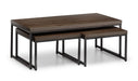 Charlotte Nesting Coffee Tables – Solid Oak & Metal - Luminex FurnitureCoffee TableBRO024