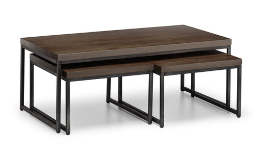 Charlotte Nesting Coffee Tables – Solid Oak & Metal - Luminex FurnitureCoffee TableBRO024