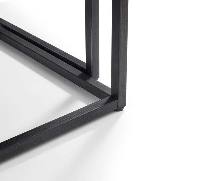 Charlotte Nesting Lamp Tables – Solid Oak & Metal Legs - Luminex FurnitureLamp TableBRO005
