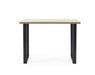 Charlotte Oak Bar Table – Rustic Oak with Industrial Legs - Luminex FurnitureDining TableBRO016