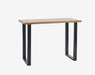 Charlotte Oak Bar Table – Rustic Oak with Industrial Legs - Luminex FurnitureDining TableBRO016