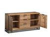 Charlotte Oak Sideboard – Rustic 2 Door 3 Drawer Storage - Luminex FurnitureSideboardBRO007