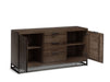 Charlotte Oak Sideboard – Rustic 2 Door 3 Drawer Storage - Luminex FurnitureSideboardBRO007