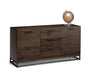 Charlotte Oak Sideboard – Rustic 2 Door 3 Drawer Storage - Luminex FurnitureSideboardBRO007