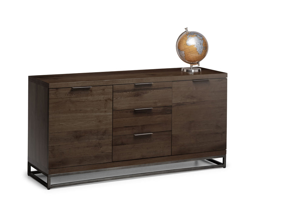 Charlotte Oak Sideboard – Rustic 2 Door 3 Drawer Storage - Luminex FurnitureSideboardBRO007