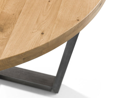 Charlotte Round Dining Table – Oak - Luminex FurnitureDining TableBRO008