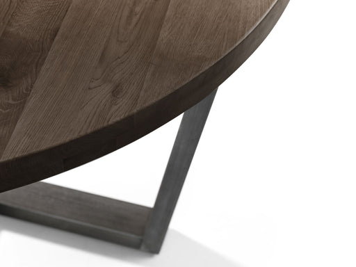 Charlotte Round Table - Dark Oak - Luminex FurnitureDining TableBRO028