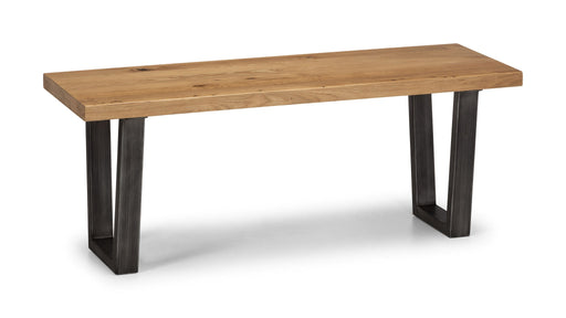 Charlotte Rustic Oak Bench - Luminex FurnitureBench SeatBRO003