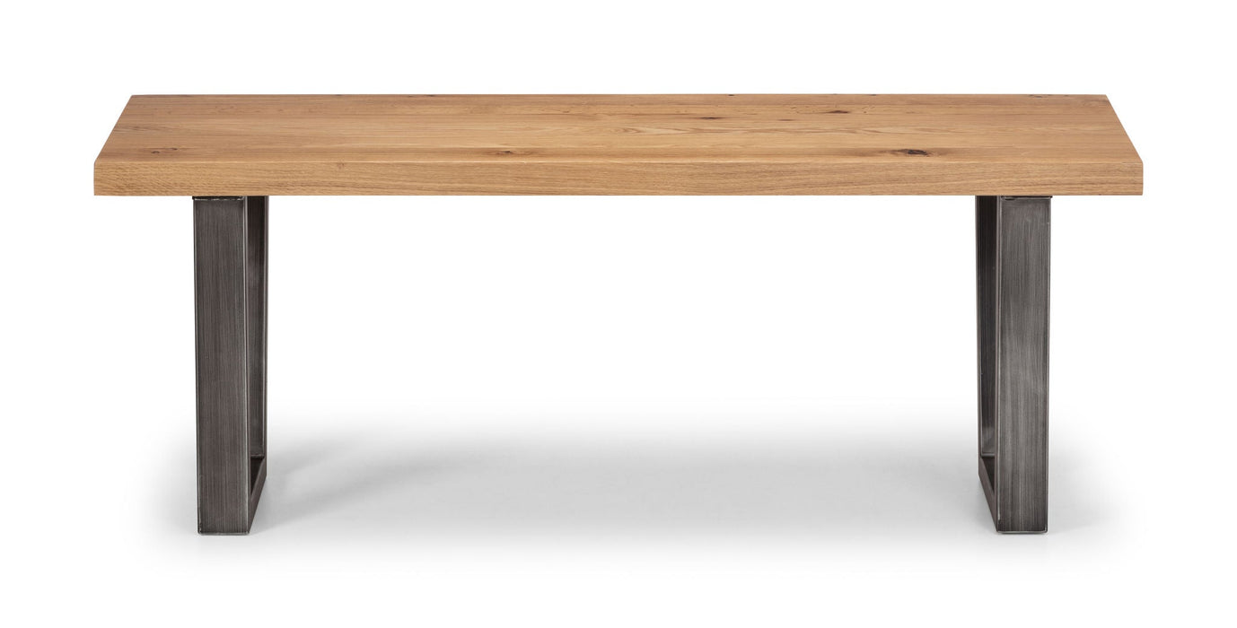 Charlotte Rustic Oak Bench - Luminex FurnitureBench SeatBRO003
