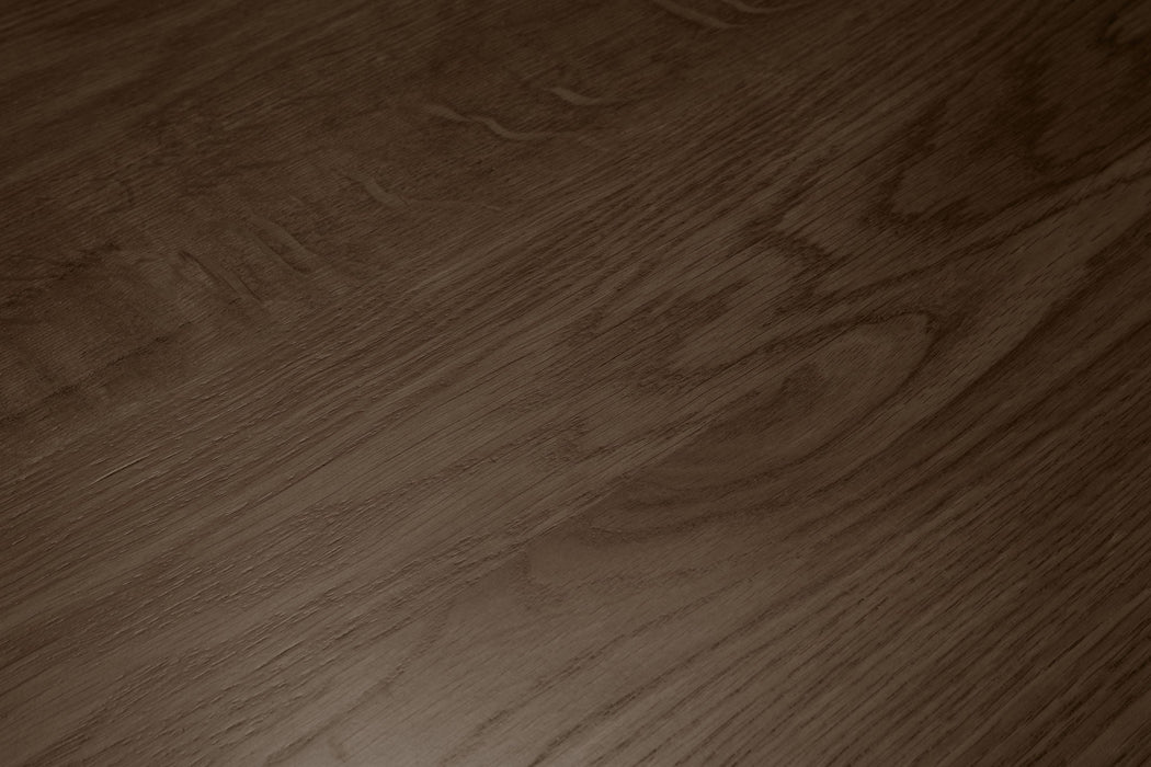 Charlotte Square Coffee Table – Dark Oak & Metal - Luminex FurnitureCoffee TableBRO035