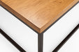 Charlotte Square Coffee Table – Solid Oak & Metal - Luminex FurnitureCoffee TableBRO015