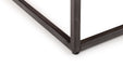 Charlotte Square Coffee Table – Solid Oak & Metal - Luminex FurnitureCoffee TableBRO015