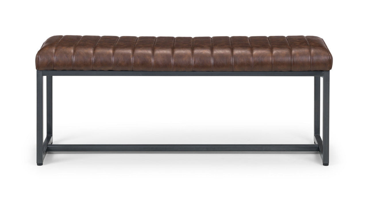 Charlotte Vintage Brown Dining Bench - Luminex FurnitureBench SeatBRO009