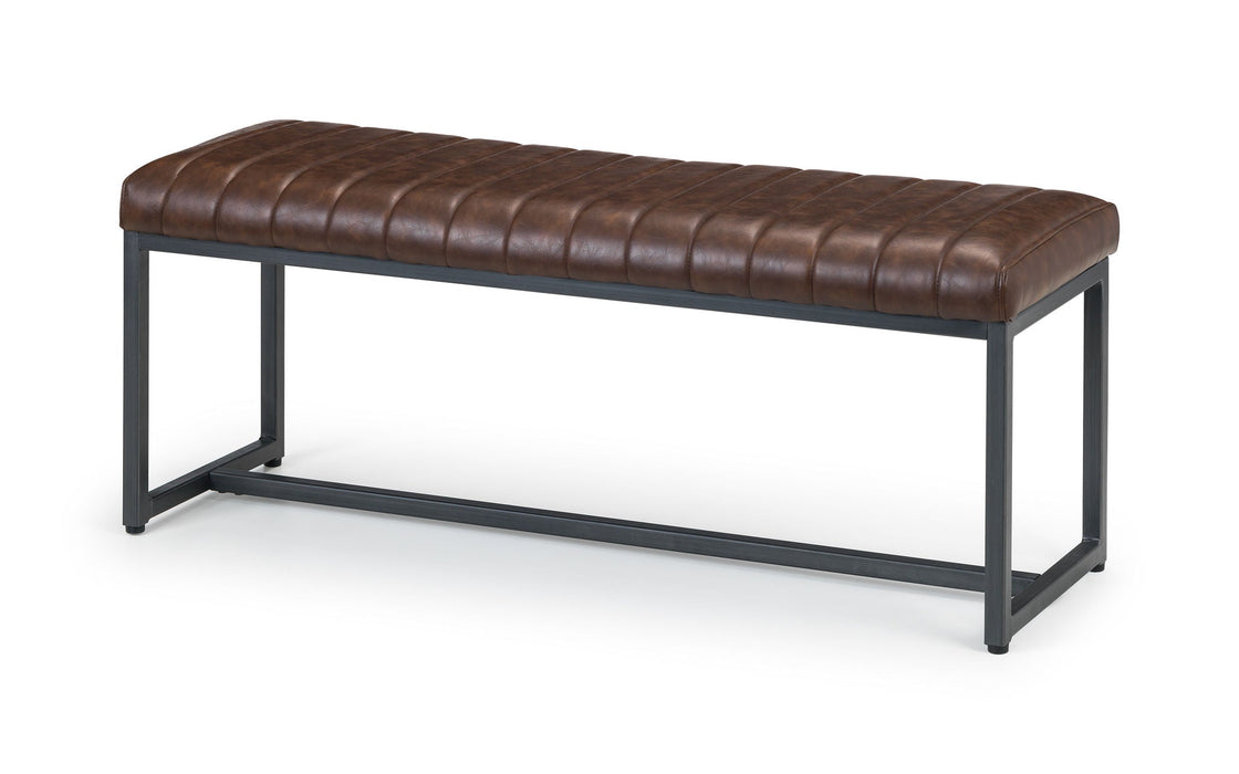 Charlotte Vintage Brown Dining Bench - Luminex FurnitureBench SeatBRO009