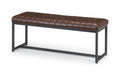 Charlotte Vintage Brown Dining Bench - Luminex FurnitureBench SeatBRO009