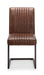 Charlotte Vintage Faux Leather Dining Chairs – Set of 2 - Luminex FurnitureChairsBRO107