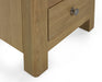 Chelsea 3 Drawer Bedside in Limed Oak - Luminex FurnitureBedside TableMEM003