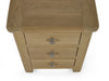 Chelsea 3 Drawer Bedside in Limed Oak - Luminex FurnitureBedside TableMEM003
