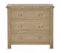 Chelsea 3 Drawer Chest in Limed Oak - Luminex FurnitureChest of drawersMEM004