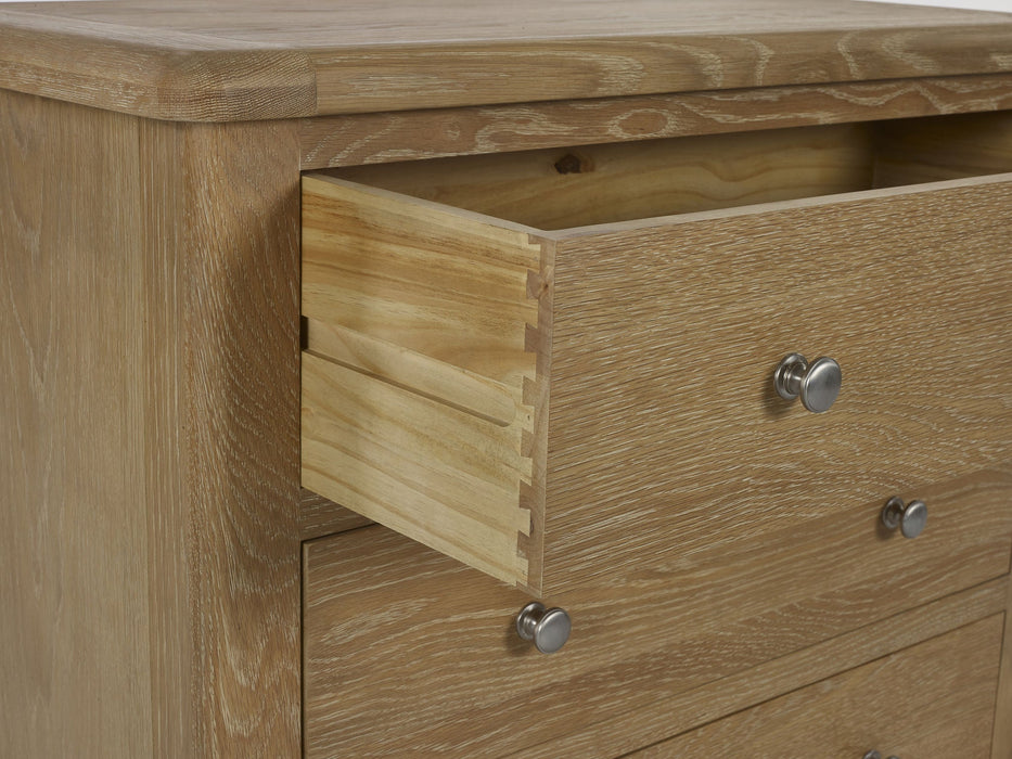Chelsea 3 Drawer Chest in Limed Oak - Luminex FurnitureChest of drawersMEM004