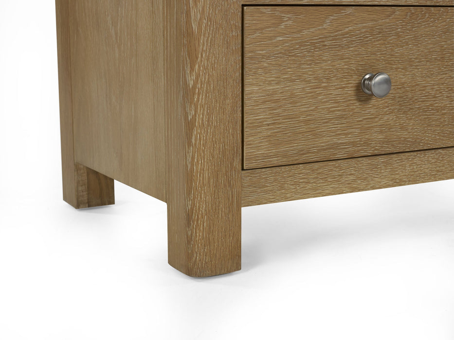 Chelsea 3 Drawer Chest in Limed Oak - Luminex FurnitureChest of drawersMEM004