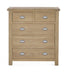 Chelsea Limed Oak 3 + 2 Drawer Chest - Luminex FurnitureChest of drawersMEM005