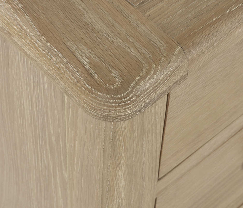 Chelsea Limed Oak 3 + 2 Drawer Chest - Luminex FurnitureChest of drawersMEM005