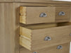 Chelsea Limed Oak 3 + 2 Drawer Chest - Luminex FurnitureChest of drawersMEM005