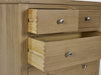 Chelsea Limed Oak 3 + 2 Drawer Chest - Luminex FurnitureChest of drawersMEM005