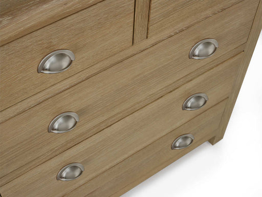 Chelsea Limed Oak 3 + 2 Drawer Chest - Luminex FurnitureChest of drawersMEM005