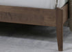 Cheslyn Dark Grey Velvet Fabric Bed - Luminex FurnitureBedCHESLY46DGREY