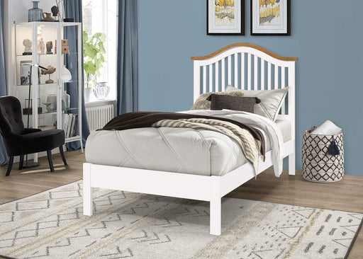 Chester White Wooden Bed - Luminex FurnitureBedCHESTER3WHITE