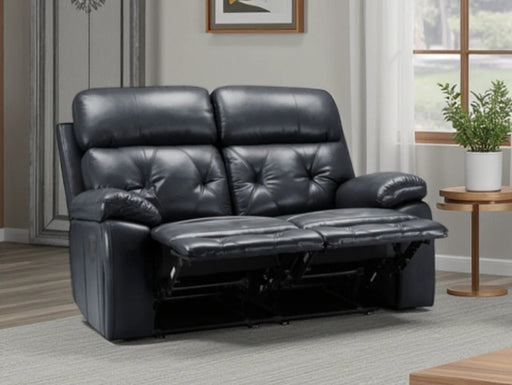 Cheswick Black 2 Seater Recliner Sofa – Compact Faux Leather - Luminex FurnitureSofascody_recliner_sofa_black_2_seater