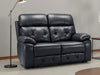 Cheswick Black 2 Seater Recliner Sofa – Compact Faux Leather - Luminex FurnitureSofascody_recliner_sofa_black_2_seater